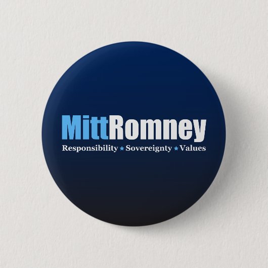 Badge Rond 5 Cm Mitt Romney (Devant)