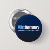 Badge Rond 5 Cm Mitt Romney (Devant & derrière)