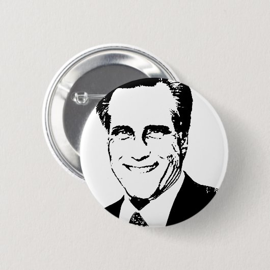 Badge Rond 5 Cm Mitt Romney 2012 (Devant & derrière)