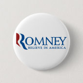 Badge Rond 5 Cm Mitt Romney 2012 (Devant)