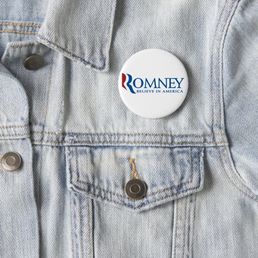 Badge Rond 5 Cm Mitt Romney 2012 (En situation)