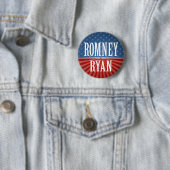 Badge Rond 5 Cm Mitt Romney Paul Ryan 2012 (En situation)