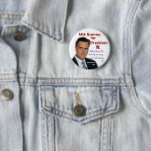Badge Rond 5 Cm Mitt Romney pour le président (En situation)