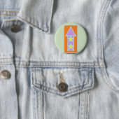 BADGE ROND 5 CM MITTENS - ROCKET (En situation)