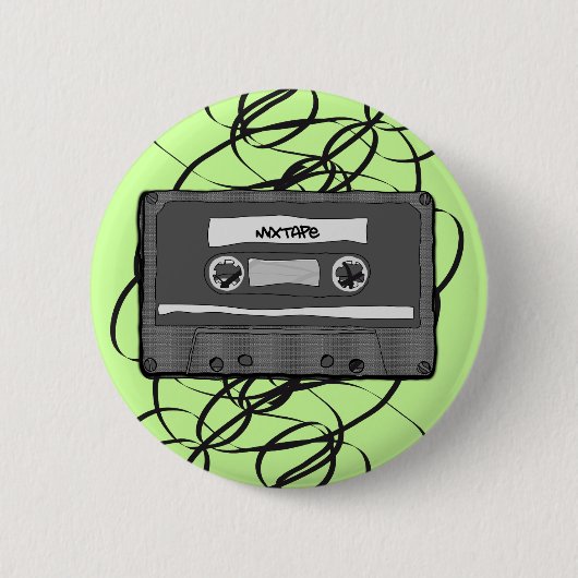 Badge Rond 5 Cm Mixtape (Devant)