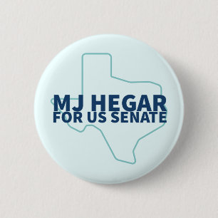 Badge Rond 5 Cm MJ Hegar Pour Le Bouton Du Sénat Américain