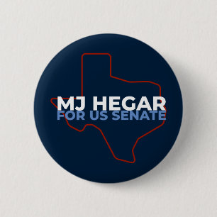 Badge Rond 5 Cm MJ Hegar Pour Le Bouton Du Sénat Américain