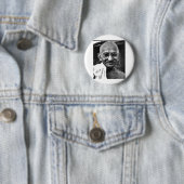 Badge Rond 5 Cm MKGandhi (En situation)