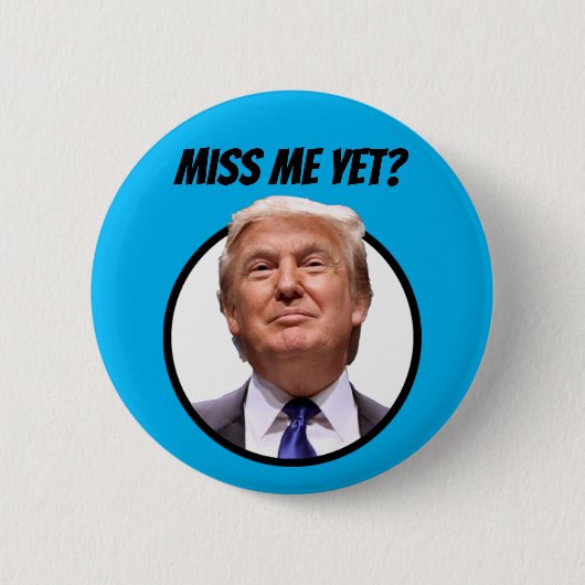 Badge Rond 5 Cm Mlle Me Yet ? Donald Trump (Devant)