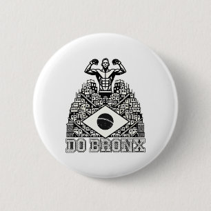 Badge Rond 5 Cm Mma Bjj Kickboxing Muay Thai Boxe Do Bronx Favela
