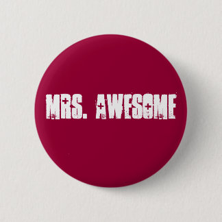 Badge Rond 5 Cm Mme Awesome