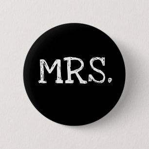 Badge Rond 5 Cm Mme blanche des textes de jeune mariée