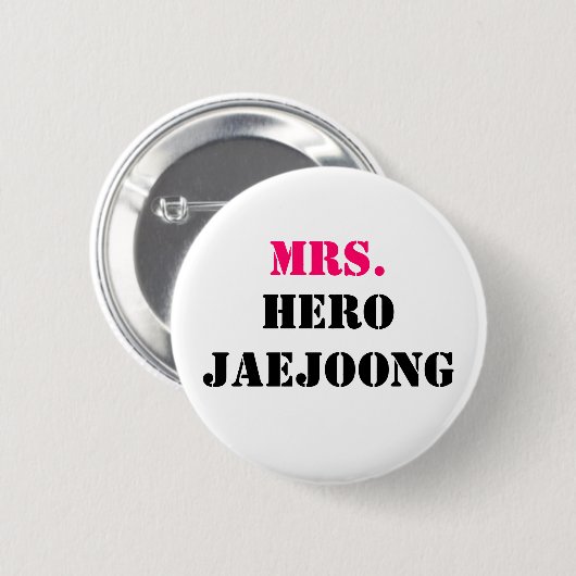 BADGE ROND 5 CM MME, HÉROS JAEJOONG (Devant & derrière)