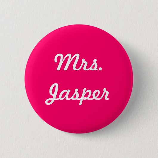 Badge Rond 5 Cm Mme Jasper (Devant)