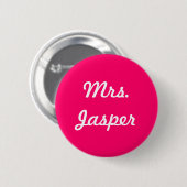 Badge Rond 5 Cm Mme Jasper (Devant & derrière)