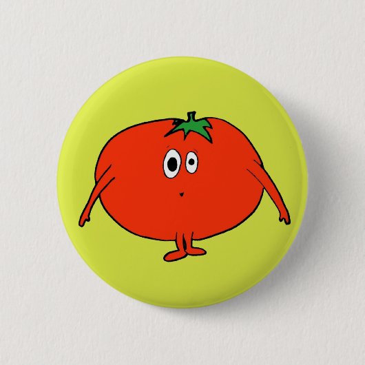 Badge Rond 5 Cm Mme Tomato (Devant)