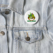 Badge Rond 5 Cm Mmmm salade (En situation)