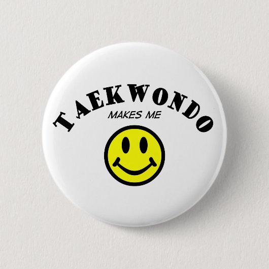 Badge Rond 5 Cm MMS : Le Taekwondo (Devant)