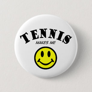 Badge Rond 5 Cm MMS : Tennis