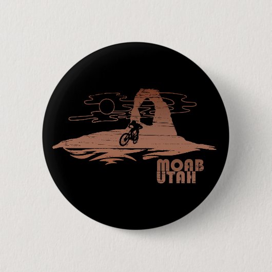 Badge Rond 5 Cm Moab mtb VTT (Devant)