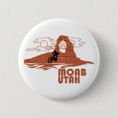Badge Rond 5 Cm Moab mtb VTT (Devant)