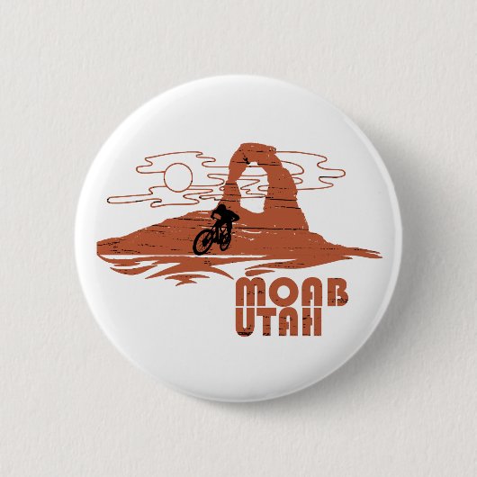Badge Rond 5 Cm Moab mtb VTT (Devant)