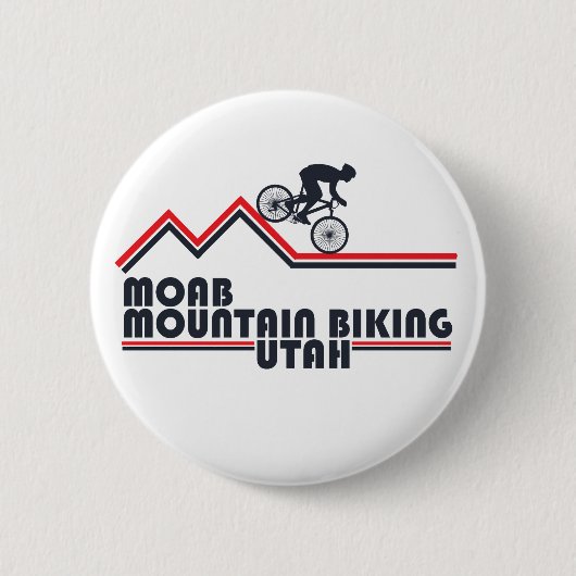 Badge Rond 5 Cm Moab mtb VTT (Devant)