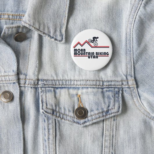 Badge Rond 5 Cm Moab mtb VTT (En situation)