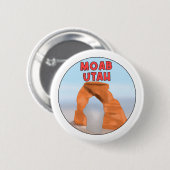 Badge Rond 5 Cm Moab Utah (Devant & derrière)