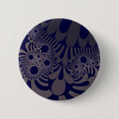 Badge Rond 5 Cm Mod bleu et argent (Devant)