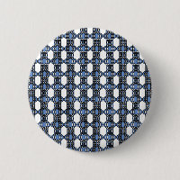 Mod Retro Blue Abstrait Scarab Motif