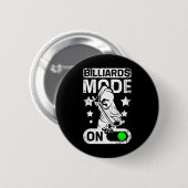 Badge Rond 5 Cm Mode Billard activé (Devant & derrière)
