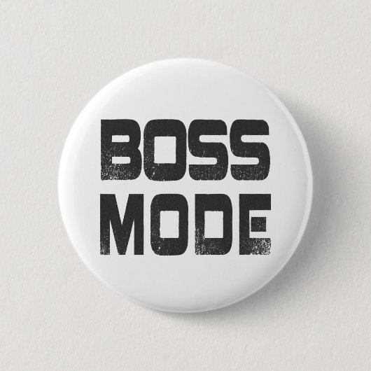Badge Rond 5 Cm Mode Boss (Devant)