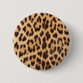 Badge Rond 5 Cm mode safari tendance taches de léopard imprimé gué (Devant)