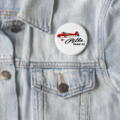 Badge Rond 5 Cm Model 12 de Pitts (En situation)