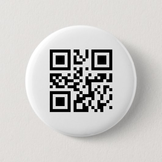 Badge Rond 5 Cm Modèle de bouton de code de QR (Devant)