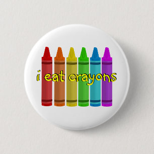 Badge Rond 5 Cm Modèle de bouton de crayon