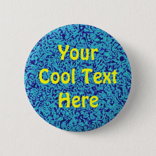 Badge Rond 5 Cm modèle de "l'impressionnisme bleu" (Devant)