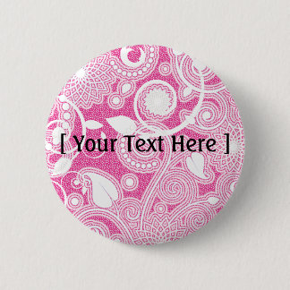 Badge Rond 5 Cm MODÈLE en rose - Customisé