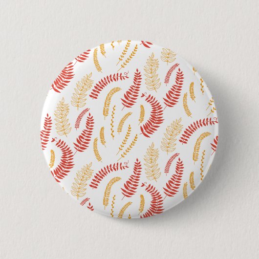 Badge Rond 5 Cm Modèle floral (Devant)