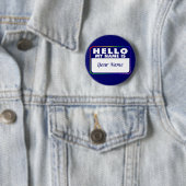 Badge Rond 5 Cm Modèle nommé d'étiquette (En situation)