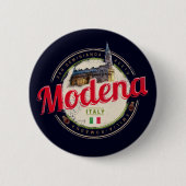 Badge Rond 5 Cm Modena Emilia Romagna Balsamique Italie Souvenir (Devant)