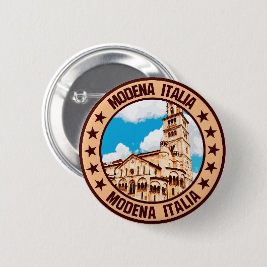 Badge Rond 5 Cm Modène (Devant & derrière)