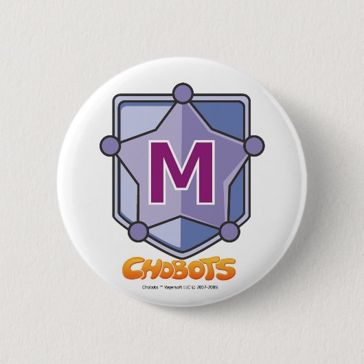 Badge Rond 5 Cm Modérateur (Devant)