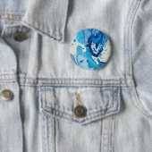 Badge Rond 5 Cm Modern abstract with pastel shades of blue ocean (En situation)