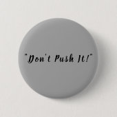 Badge Rond 5 Cm Modern Dark Gray Solid Customizable Round Button (Devant)