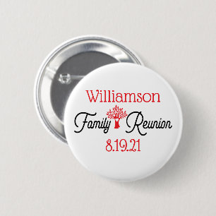 Badge Rond 5 Cm Modern Event Family Reunion