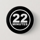 Badge Rond 5 Cm Moderne - 22 minutes (Devant)