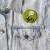 Badge Rond 5 Cm Modifier l'arrière - plan de couleur (En situation)