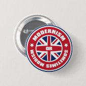 Badge Rond 5 Cm Mods (Devant & derrière)